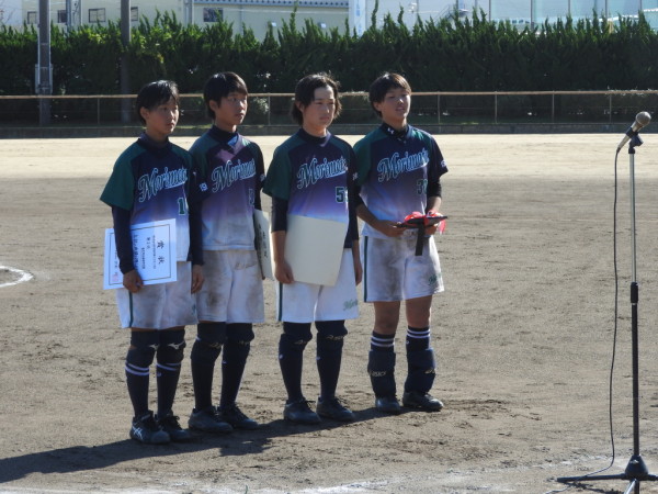 第32回石川県中学校新人大会　閉会式の模様３