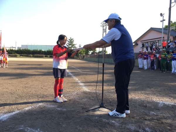 第33回全日本小学生大会 県予選 　閉会式の模様５