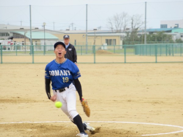 第41回石川県男子選手権大会 決勝戦の模様（コマニー㈱　対　金沢教員　戦）１