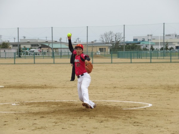 第41回石川県男子選手権大会 決勝戦の模様（コマニー㈱　対　金沢教員　戦）２