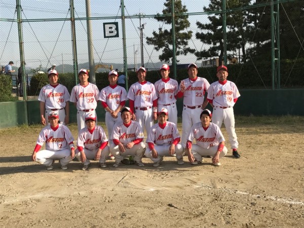第61回中日本総合男子大会 県予選会 準優勝チーム＜アストロ球団＞