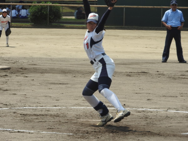 第67回石川県中学校ソフトボール大会　　代表決定戦の模様（門前　対　辰口　戦）１