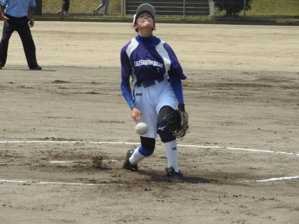 第67回石川県中学校ソフトボール大会　　代表決定戦の模様（門前　対　辰口　戦）２