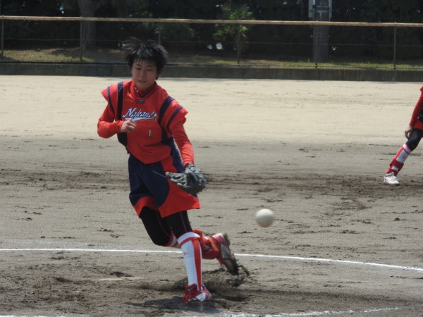第67回石川県中学校ソフトボール大会　　決勝の模様（森本　対　中能登　戦）２