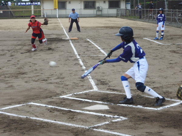 第67回石川県中学校ソフトボール大会　　準決勝の模様（辰口　対　中能登　戦）５