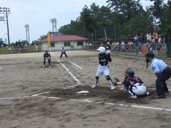 第67回石川県中学校ソフトボール大会 1回戦（野田　対　宇ノ気戦）