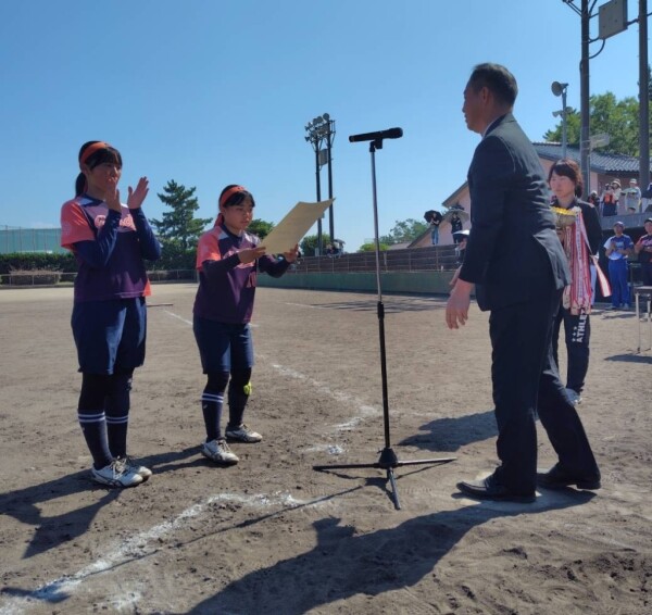 第75回石川県中学校ソフトボール大会_準優勝チーム_表彰式21
