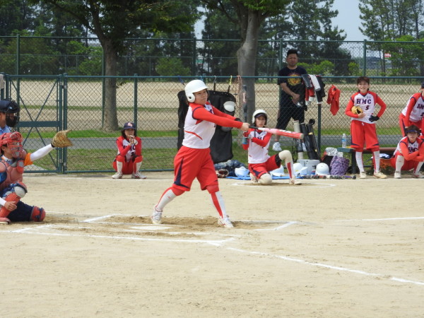 １回戦の模様（HMCレディース対三馬チェリーズ戦）５