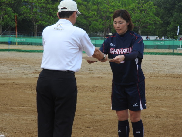 2017北信越国体　成年女子　第３位表彰式の模様２
