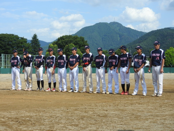 2017北信越国体　成年男子　第３位表彰式の模様１