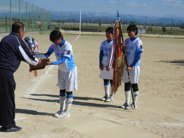 2017 高校生春季大会　女子　閉会式の模様２