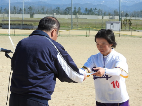2017 高校生春季大会　女子　閉会式の模様４