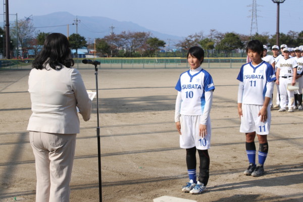 2018第37回北信越高等学校新人大会 女子　　閉会式の模様１