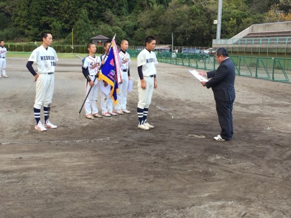 2018高校新人男子閉会式の模様２