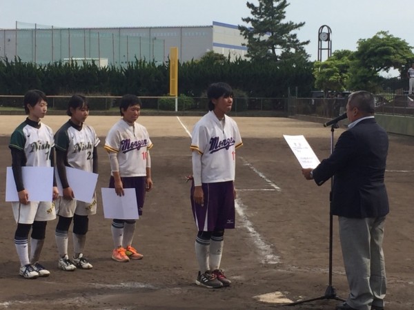 2019　高校総体　女子　閉会式の模様2