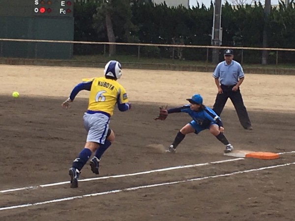 2019日本リーグ第一試合の模様4.21 6