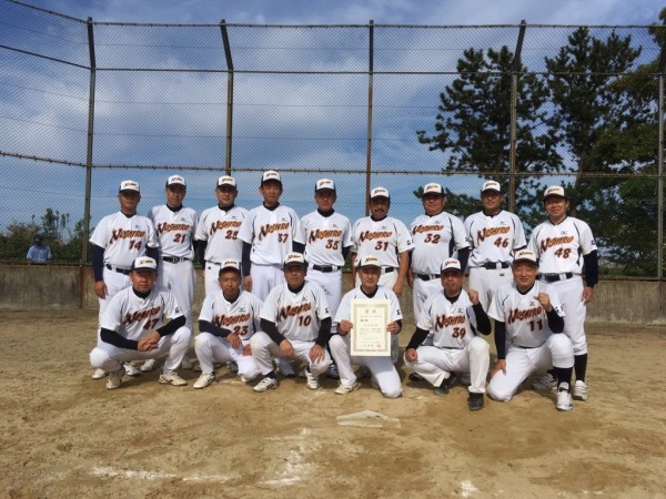 2019第12回中ブロック実年大会 第3位チーム＜苗代実年（石川）＞