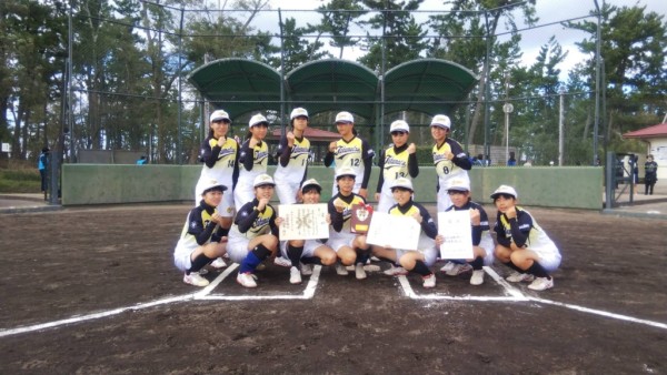 2019第33回石川県中学校秋季新人大会 準優勝チーム＜高松中学校＞