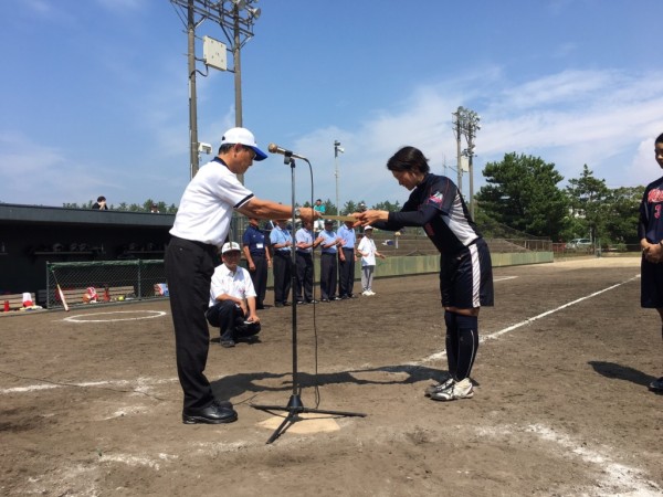 2019第40回全日本クラブ女子選手権大会 閉会式の模様　優勝チーム＜大垣ミナモ＞1