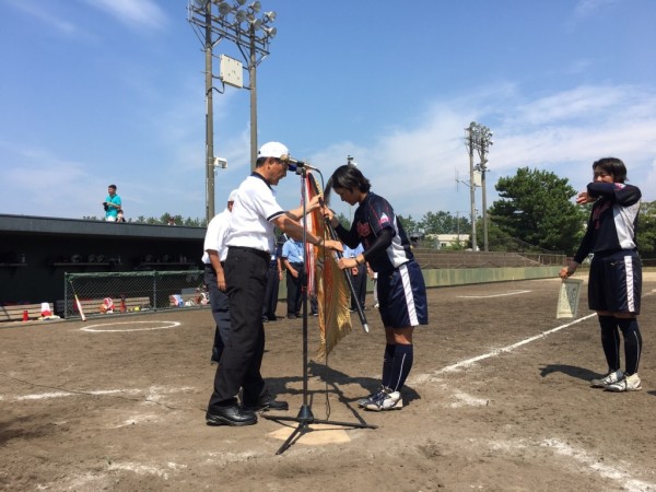 2019第40回全日本クラブ女子選手権大会 閉会式の模様　優勝チーム＜大垣ミナモ＞2
