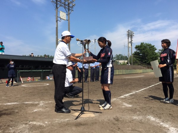 2019第40回全日本クラブ女子選手権大会 閉会式の模様　優勝チーム＜大垣ミナモ＞3