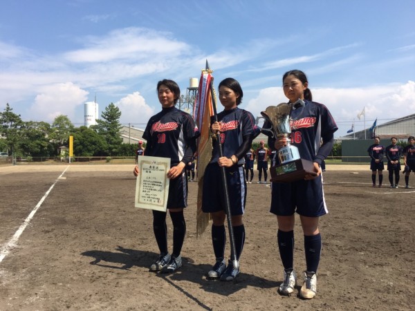 2019第40回全日本クラブ女子選手権大会 閉会式の模様　優勝チーム＜大垣ミナモ＞4
