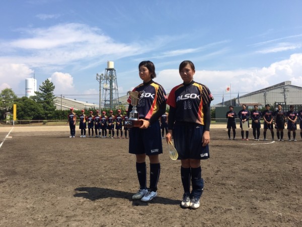 2019第40回全日本クラブ女子選手権大会 閉会式の模様　準優勝チーム＜ＡＬＳＯＫ鹿児島ＡＬＬＷＡＶＥ＞3