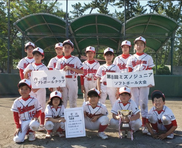 2022年ミズノジュニア準優勝チーム＜内川＞