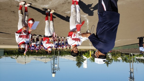 2022年ミズノジュニア表彰式準優勝③