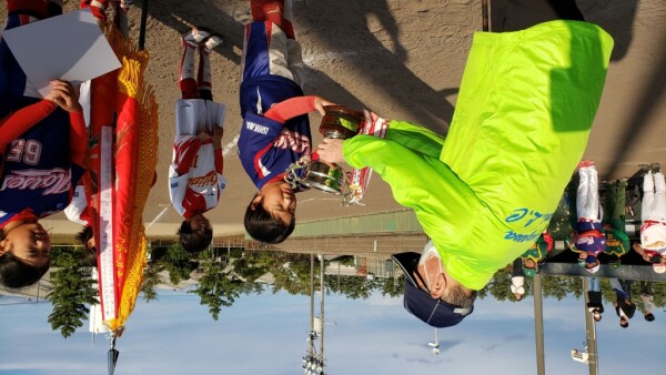 2022年全日本春季小学生女子優勝チーム(表彰式4)