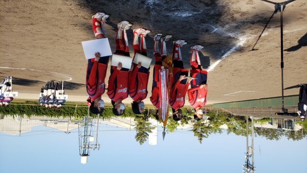 2022年県中学校選抜大会閉会式優勝チーム