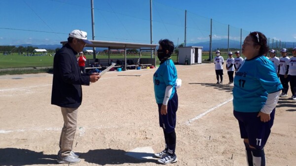 2023年北信越エルデスト大会(表彰式優勝チーム1)