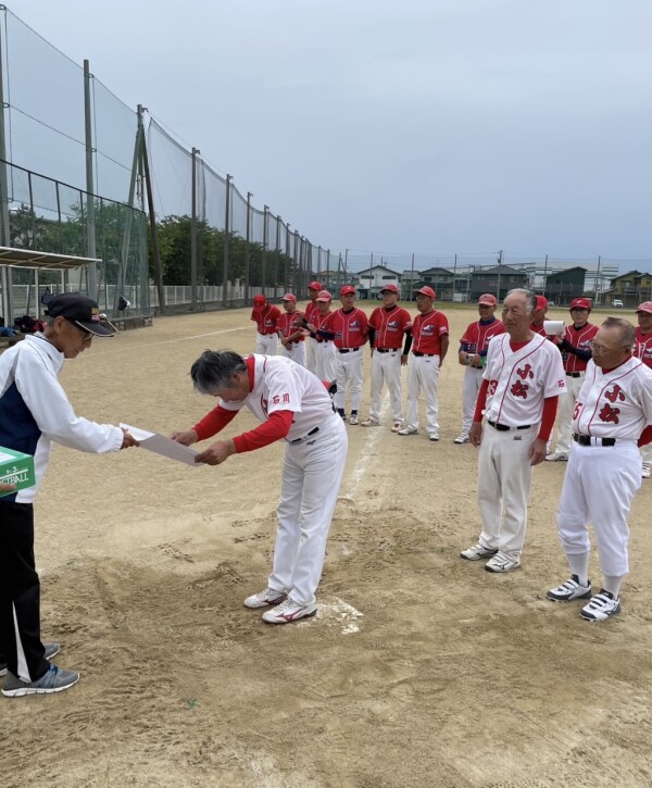 2024年ゆーりんピックハイシニア大会表彰式(芦城ウイング・ハイ)